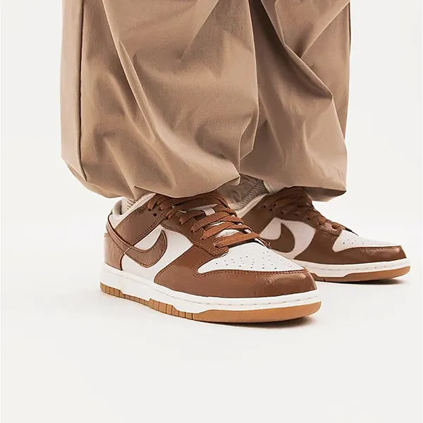 Giày Thể Thao Nike Dunk Low FJ2260-001 Màu Nâu/Trắng