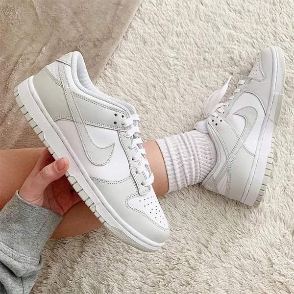 Giày Thể Thao Nike Dunk Low Grey Fog DD1391-103 Màu Xám Trắng
