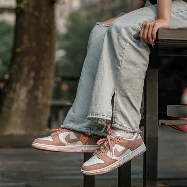 Giày Thể Thao Nike Dunk Low Rose Whisper DD1503-118 Màu Hồng Phối Trắng Size 37.5 - Giày - Vua Hàng Hiệu