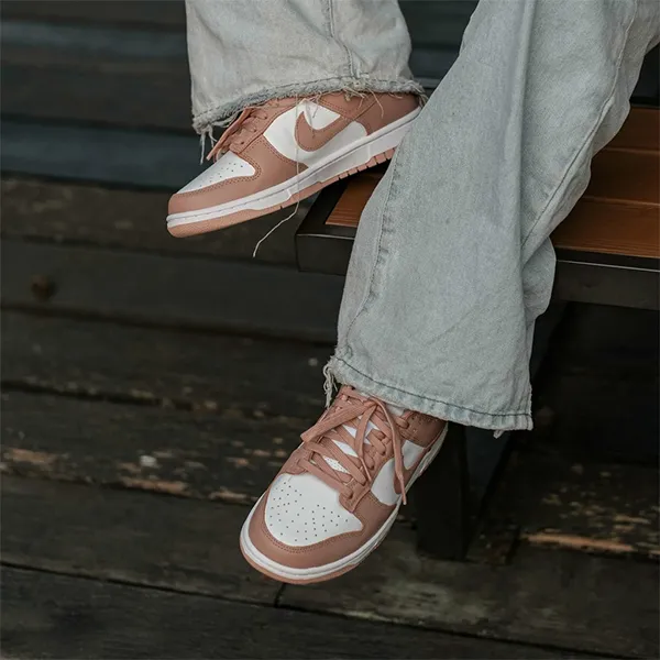 Giày Thể Thao Nike Dunk Low Rose Whisper DD1503-118 Màu Hồng Phối Trắng Size 37.5 - Giày - Vua Hàng Hiệu