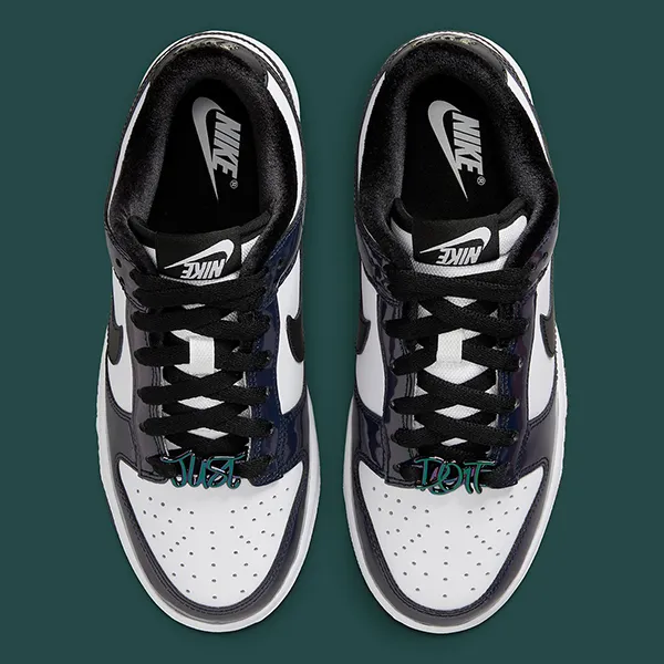 Giày Thể Thao Nike Dunk Low SE Just Do It Iridescent FQ8143-001 Màu Đen Trắng - Giày - Vua Hàng Hiệu