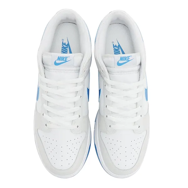 Giày Thể Thao Nike Dunk Low Summit White Photo Blue DV0831-108 Màu Trắng Xám Phối Xanh Dương - Giày - Vua Hàng Hiệu