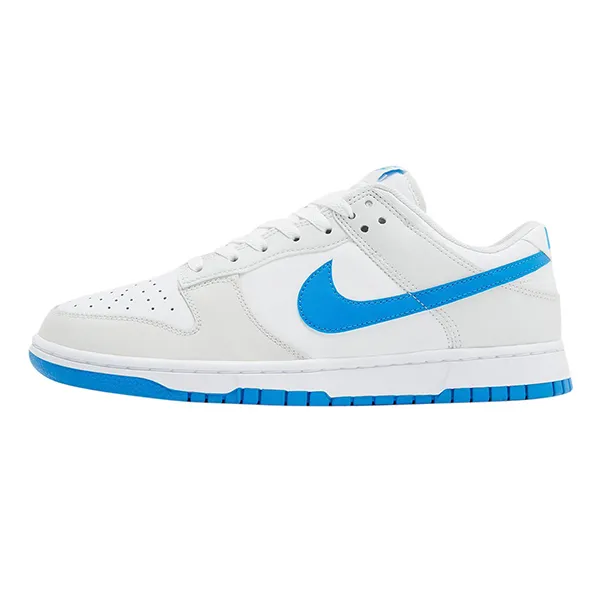 Giày Thể Thao Nike Dunk Low Summit White Photo Blue DV0831-108 Màu Trắng Xám Phối Xanh Dương - Giày - Vua Hàng Hiệu