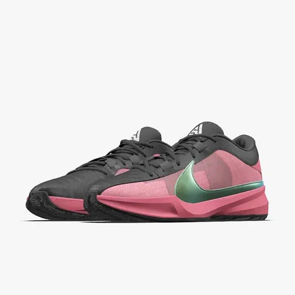 Giày Thể Thao Nike Freak 5 By You Custom Basketball Shoes HF0004-900 Màu Hồng Đen