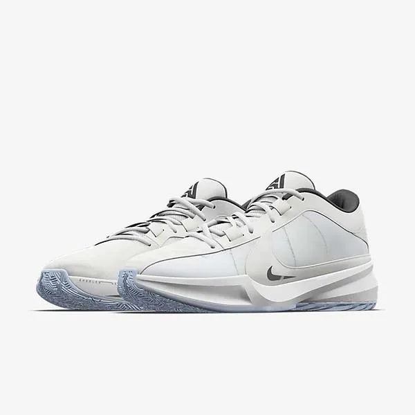 Giày Thể Thao Nike Freak 5 By You Custom Basketball Shoes HF0004-900 Xám Trắng - Giày - Vua Hàng Hiệu