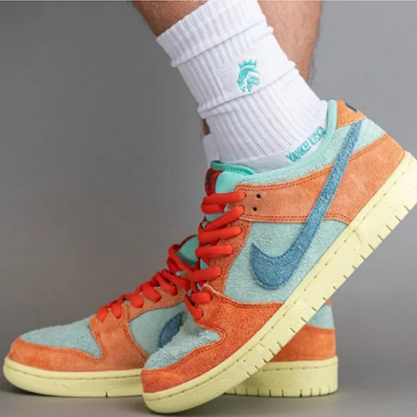 Giày Thể Thao Nike SB Dunk Low Orange Emerald Rise DV5429-800 Màu Cam Phối Xanh - Giày - Vua Hàng Hiệu