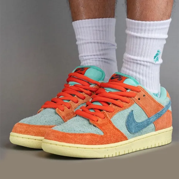 Giày Thể Thao Nike SB Dunk Low Orange Emerald Rise DV5429-800 Màu Cam Phối Xanh - Giày - Vua Hàng Hiệu