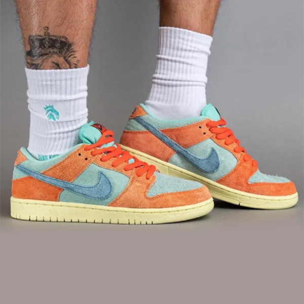 Giày Thể Thao Nike SB Dunk Low Orange Emerald Rise DV5429-800 Màu Cam Phối Xanh - Giày - Vua Hàng Hiệu