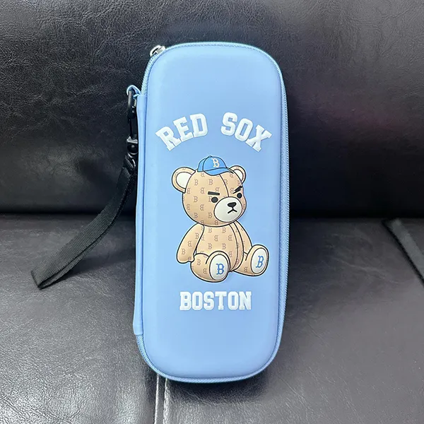 Hộp Đựng Bút MLB Gấu Teddy Màu Xanh