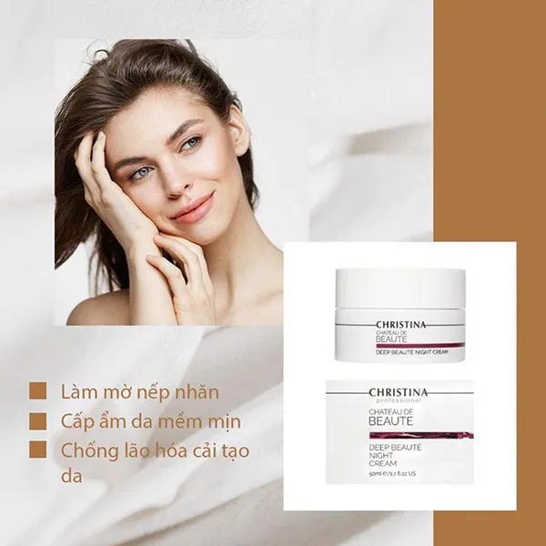 Kem Dưỡng Ban Đêm Christina Deep Beaute Night Cream 50ml - Mỹ phẩm - Vua Hàng Hiệu