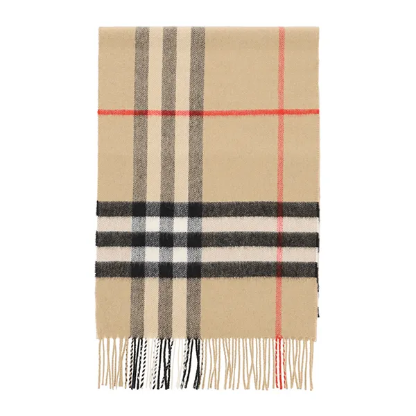 Khăn Quàng Cổ Burberry Cashmere Giant Check Scarf Màu Be Kẻ - Thời trang - Vua Hàng Hiệu