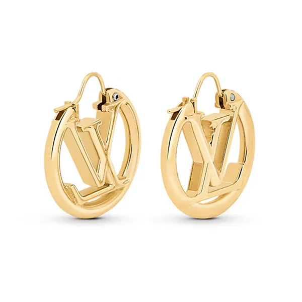 Khuyên Tai Nữ Louis Vuitton LV Louise PM Earrings M00396 Màu Vàng