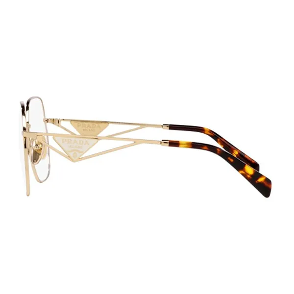Kính Mắt Cận Nữ Prada Pale Gold Eyeglasses PR59ZV Màu Vàng