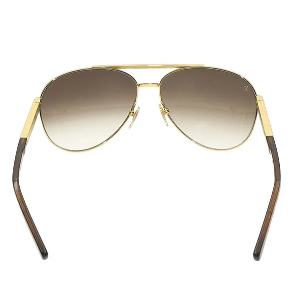Kính Mát Louis Vuitton LV Attitude Pilote Sunglasses Z0339U Màu Nâu/Vàng