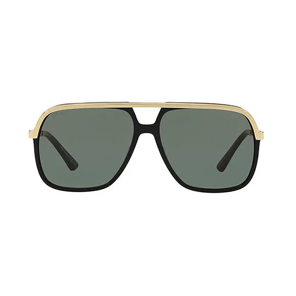 Kính Mắt Nam Gucci Sunglasses Black /Gold GG0020S Màu Xanh Vàng