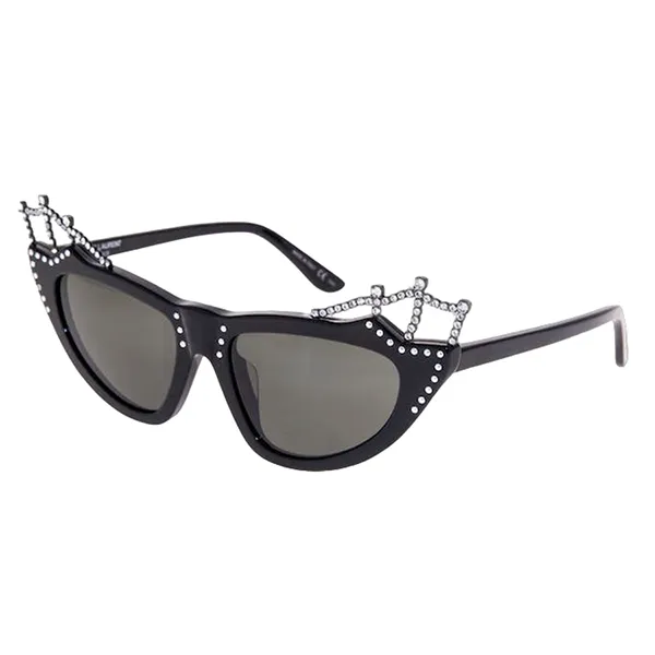 Kính Mát Yves Saint Laurent YSL Tiara Crystal Cat Eye Sunglasses SL122 Màu Đen - Kính mắt - Vua Hàng Hiệu
