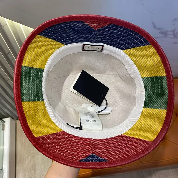 Mũ Gucci Baiadera Logo Bucket Hat 627158 Phối Màu Size S - Mũ nón - Vua Hàng Hiệu