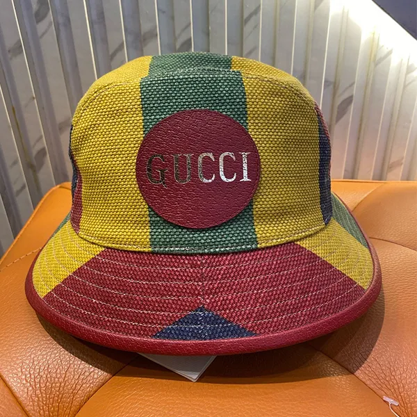 Mũ Gucci Baiadera Logo Bucket Hat 627158 Phối Màu Size S - Mũ nón - Vua Hàng Hiệu
