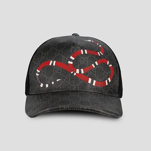 Mũ Gucci Kingsnake PSAG100603 Baseball Print 426887 4HB10 1060 Màu Đen Size S