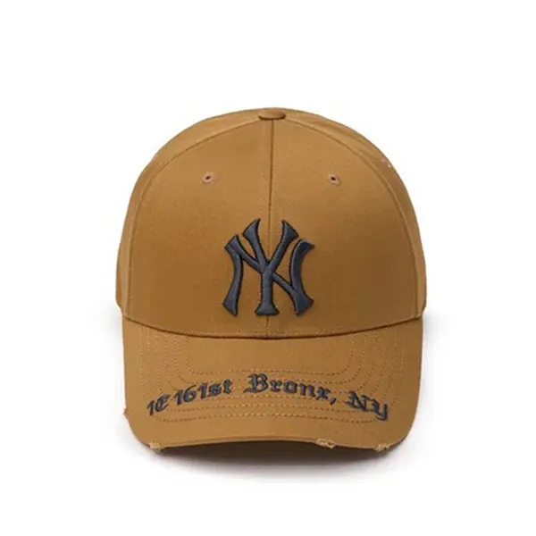 Mũ MLB Gothic New York Yankess 3ACPKP04N-50CAS Màu Nâu