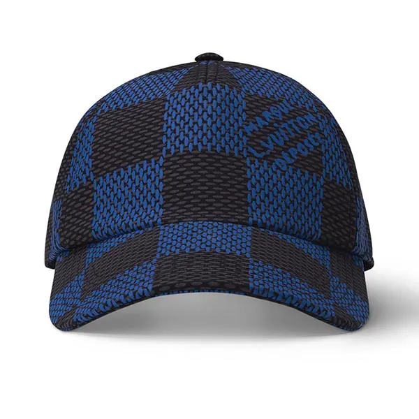 Mũ Nam Louis Vuitton LV Damier Pop Cap M7359M Màu Đen Phối Xanh Navy Size M - Mũ nón - Vua Hàng Hiệu
