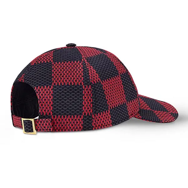 Mũ Nam Louis Vuitton LV Damier Pop Cap M7360M Màu Đỏ Đen Size M - Mũ nón - Vua Hàng Hiệu