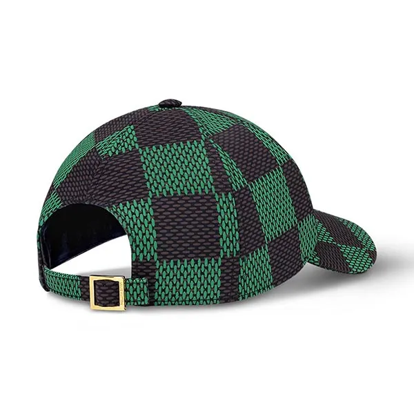 Mũ Nam Louis Vuitton LV Damier Pop Cap M7395M Màu Xanh Lá Phối Đen Size M - Mũ nón - Vua Hàng Hiệu
