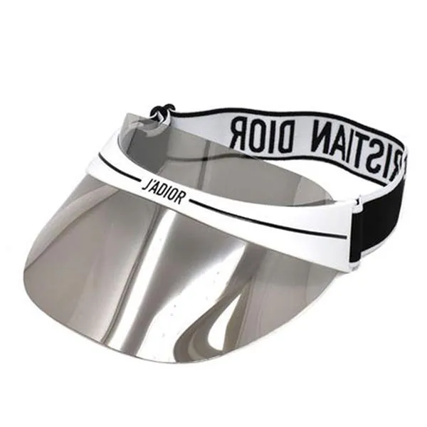 Mũ Nữ Christian Dior Club 1 Visor Màu Trắng Đen - Mũ nón - Vua Hàng Hiệu
