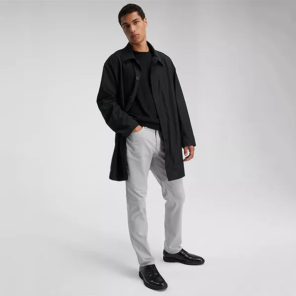 Quần Dài Nam Calvin Klein CK Slim Fit 5-Pocket Pant 40V614P 056 Màu Xám Size 30 - Thời trang - Vua Hàng Hiệu