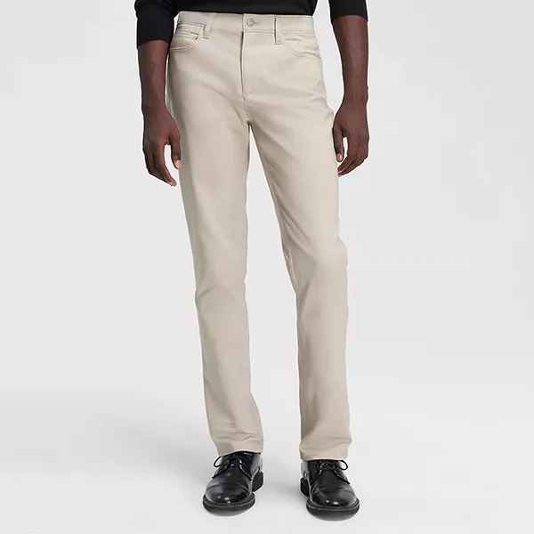 Quần Dài Nam Calvin Klein CK Slim Fit 5-Pocket Pant 40V614P 280 Màu Kem Size 31 - Thời trang - Vua Hàng Hiệu