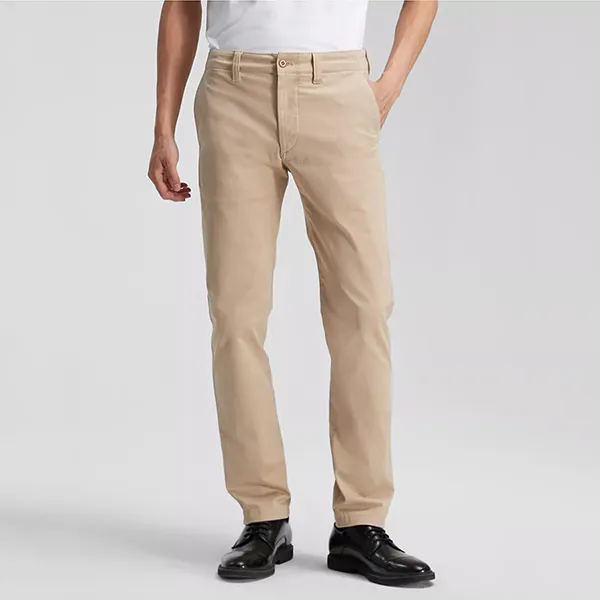 Quần Dài Nam Calvin Klein CK Slim Fit Signature Chino 40QP618 230 Màu Be Nhạt Size 32 - Thời trang - Vua Hàng Hiệu