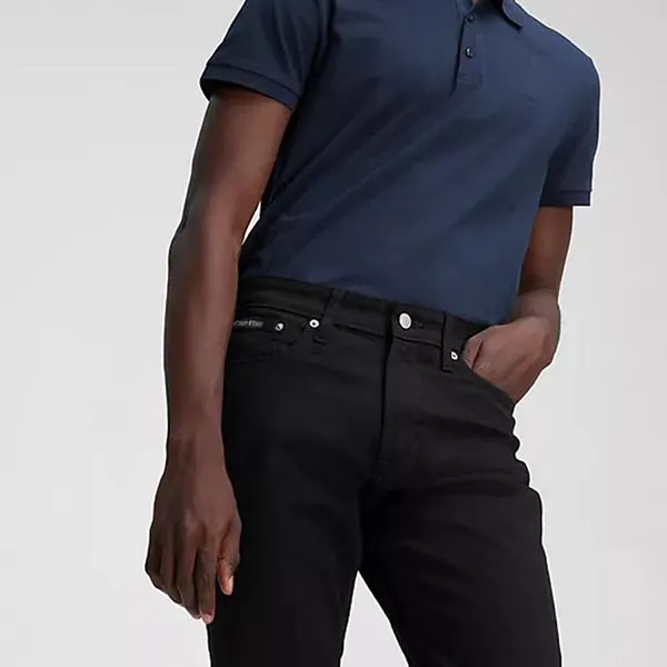 Quần Jean Nam Calvin Klein CK Slim Fit Màu Đen Size 31 - Thời trang - Vua Hàng Hiệu