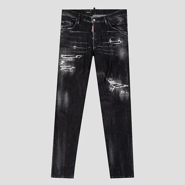 Quần Jean Nam Dsquared2 Black Wash Skater Fit S71LB1269 S30503 900 Màu Đen
