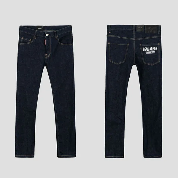Quần Jean Nam Dsquared2 Dark Rince Wash Skater Fit S74LB1198 S30664 470 Màu Xanh Đậm Size 46 - Thời trang - Vua Hàng Hiệu