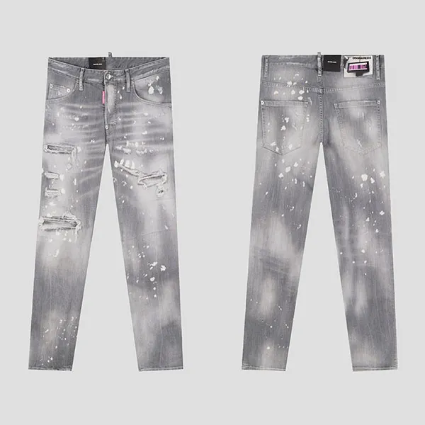 Quần Jean Nam Dsquared2 Grey Denim Wash Skater Fit S71LB1053 S30260 Màu Xám - Thời trang - Vua Hàng Hiệu