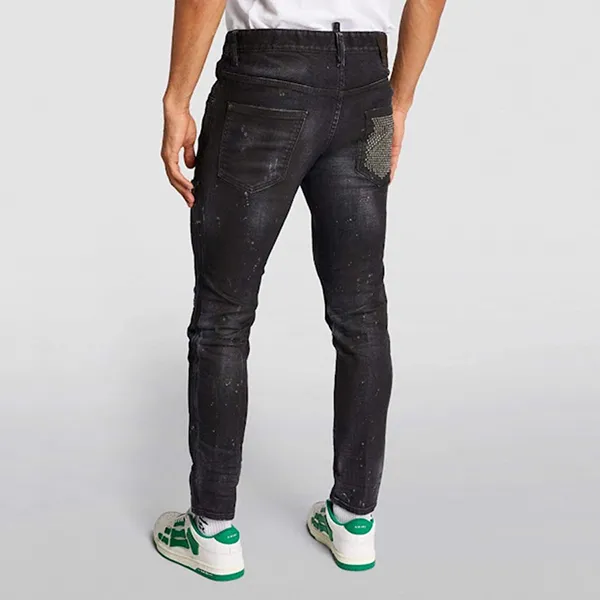 Quần Jean Nam Dsquared2 Skater S71LB1090 Màu Đen Size 44