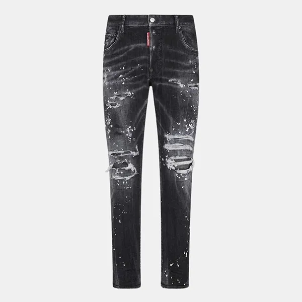 Quần Jean Nam Dsquared2 Wash Skater Tag DSQ S74LB1430S30503900 Màu Đen Size 44 - Thời trang - Vua Hàng Hiệu