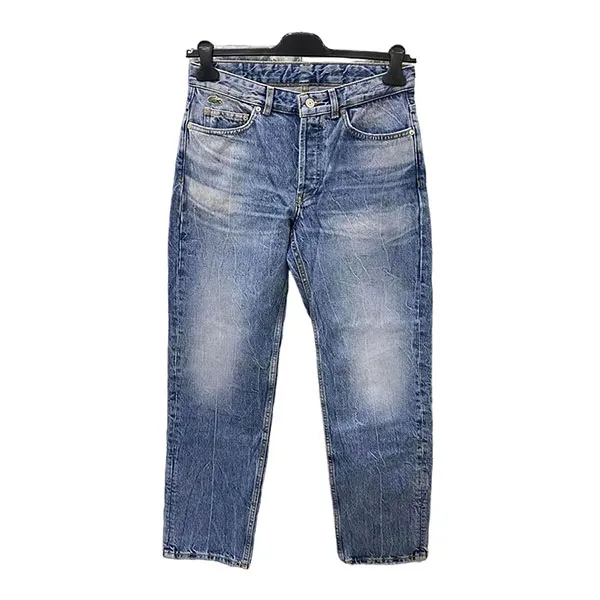 Quần Jean Nam Lacoste Men's Regular Fit Stretch Màu Xanh Nhạt Size 30 - Thời trang - Vua Hàng Hiệu