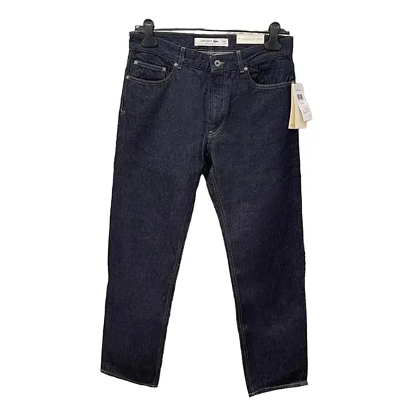 Quần Jean Nam Lacoste Men's Regular Fit Stretch Màu Xanh Đậm Size 32 - Thời trang - Vua Hàng Hiệu