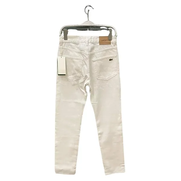 Quần Jean Nam Lacoste Men's Slim Fit Pants Màu Trắng Size 30 - Thời trang - Vua Hàng Hiệu