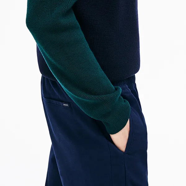 Quần Kaki Nam Lacoste Men's Regular Fit Pants HH9560L Màu Xanh Size 32 - Thời trang - Vua Hàng Hiệu
