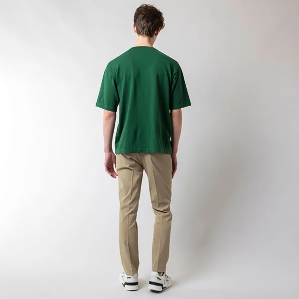 Quần Kaki Nam Lacoste Men's Slim Fit Oxford Pants HH707 - CB8 Màu Be Size 32