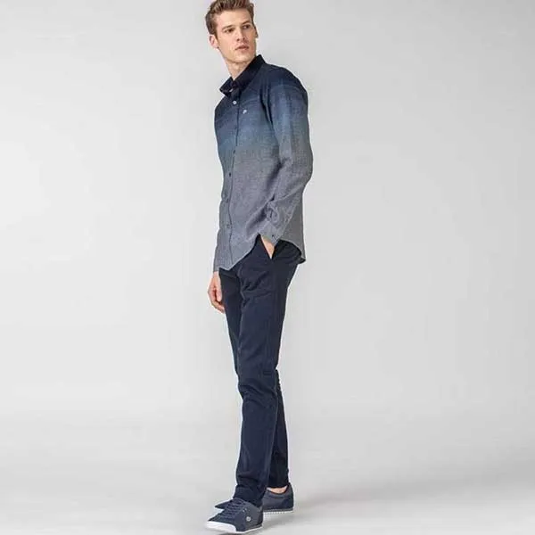 Quần Kaki Nam Lacoste Men's Slim Fit Oxford Pants Màu Xanh Navy Size 30 - Thời trang - Vua Hàng Hiệu