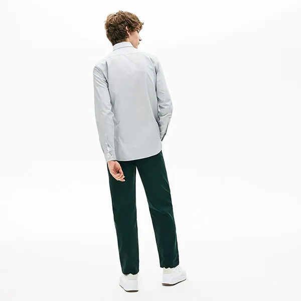 Quần Kaki Nam Lacoste Men's Textured Stretch Cotton Chinos Green HH8814 00 YZP Màu Xanh Green Size 33 - Thời trang - Vua Hàng Hiệu