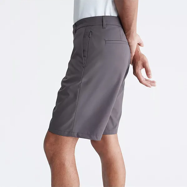 Quần Short Nam Calvin Klein CK Slim Fit Athletic Stretch 40QP613 021 Màu Xám Đậm Size 33