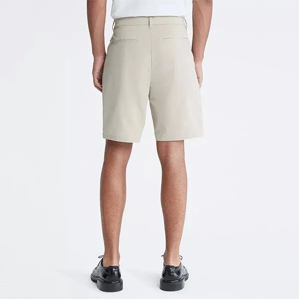 Quần Short Nam Calvin Klein CK Slim Fit Athletic Stretch 9-Inch 40QP613 230 Màu Xám Nhạt Size 31