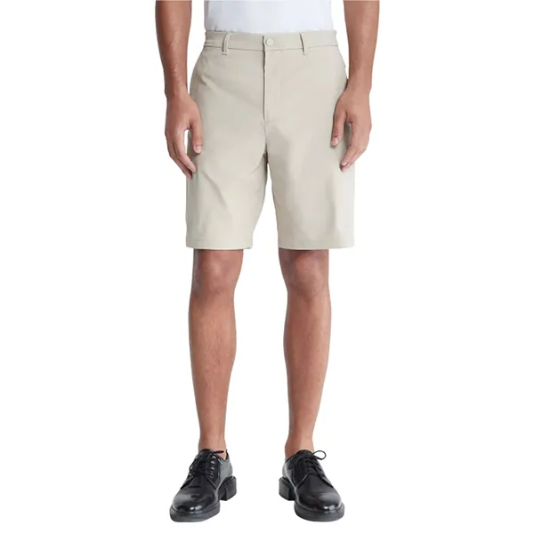 Quần Short Nam Calvin Klein CK Slim Fit Athletic Stretch 9-Inch 40QP613 230 Màu Xám Nhạt Size 31