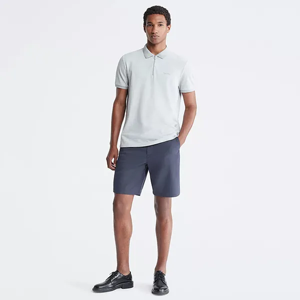 Quần Short Nam Calvin Klein CK Slim Fit Athletic Stretch 9-Inch 40QP613 411 Màu Xanh Navy Size 31 - Thời trang - Vua Hàng Hiệu