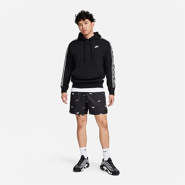 Quần Short Nam Nike Club Woven All-Over Print Flow FB7441-010 Màu Đen Size L