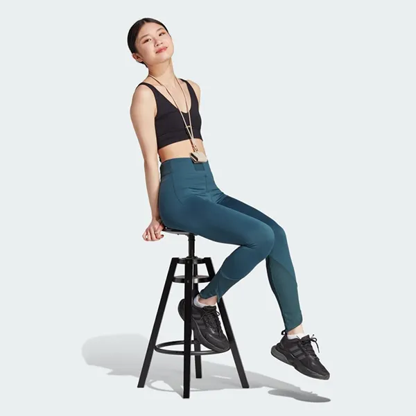 Quần Tập Nữ Adidas ZNE Leggings IM4941 Màu Xanh Size M